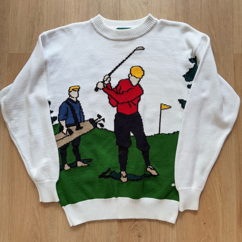 Vintage Knit, Golf Sweater